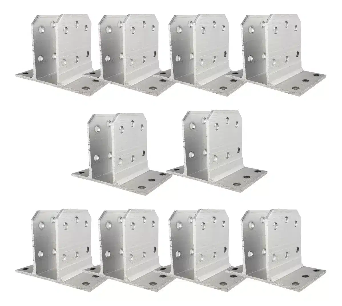 Kit de suporte sapata articulada 180 graus para haste de cerca industrial